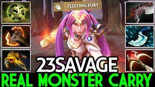 23SAVAGE [Marci] Real Monster Carry with New Fleeting Fury Dota 2