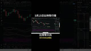 5月15日short④比特幣继续收窄震蕩區間，CPI數據成爲多空賽點？行情來到重要時間點，上漲再不啓動，頭肩底形態即將被破壞 #比特币 #投資 #trading #以太坊 #比特幣#eth #btc