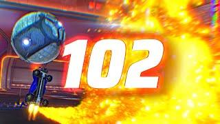 ROCKET LEAGUE INSANITY 102 ! (PEAK RANKED CLIPS, BEST FREESTYLES !??)