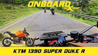 Onboard in de Eifel | KTM 1390 Super Duke R, Ducati Streetfighter V4 S, Aprilia Tuono V4 Factory