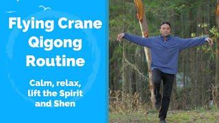 Flying Crane Qigong to Relax and Lift the Spirit - Easy and Simple Routine with Jeffrey Chand