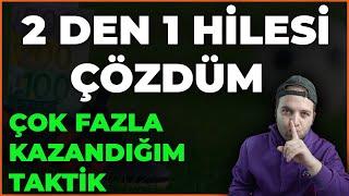 2/1 veya 1/2 MAÇLAR NASIL BULUNUR? (ALTIN DEĞERİNDE BİR TAKTİK MUTLAKA İZLEYİN)