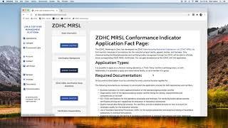 9. How to apply for ZDHC MRSL Conformance Indicator