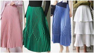 gorgeous platted skirt ideas for office wear girls and women