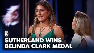 Sutherland honoured with Belinda Clark award after HISTORIC MCG century in the Ashes  I Fox Cricket