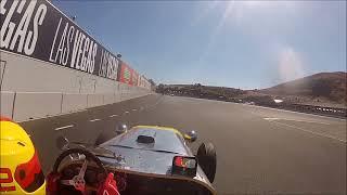 Jenson Button passes Marcus Bicknell, Velocity Invitational Group 1 qualifying, Sonoma 4 Oct 2024