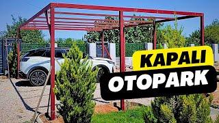 How to Build a Car Garage - Part 1 Steel Structure | Merdoz