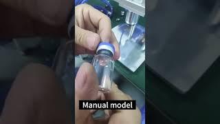 Pneumatic ampoule capping sealing equipment Manual & automatic vial bottle capping machine