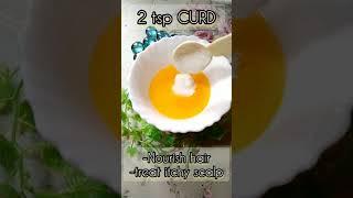 SILKY SMOOTH HAIR IN JUST 1 USE  | Hair growth challenge | home remedies | egg hair growth mask