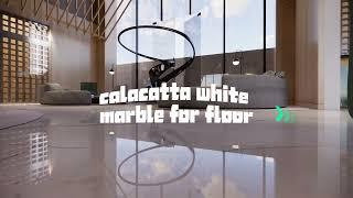 calacatta white marble