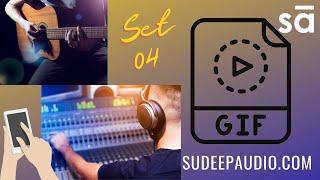 Fun GIF set 04 of musicians and sound engineers from India || converSAtions || SudeepAudio.com