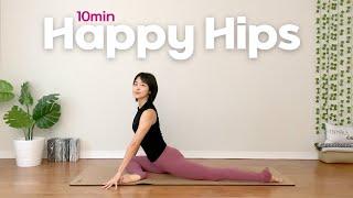 10min Quick Stretches for Hips and Legs(No Talking) | Yoga for Back Pain| Yoga Song Hayeon