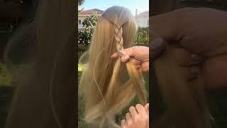 How to look great in 5 minutes #hairstyle #howtobraid #hairtutorial #5minhairstyle