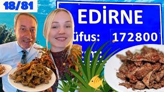 THIS IS EDIRNE!!  EATING LIVER KEBAB IN EDIRNE