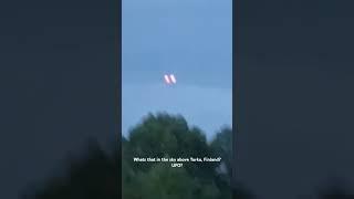 Whats that in the skies above Turku, Finland? UFO? Sunday night 22th September 2024 #ufoキャッチャー #ufo