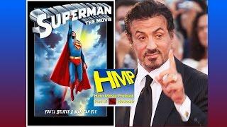 How does SUPERMAN THE MOVIE relate to Sylvester Stallone?