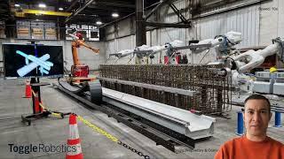 Toggle Column Cage Workflow: Longitudinal Bar Insertion