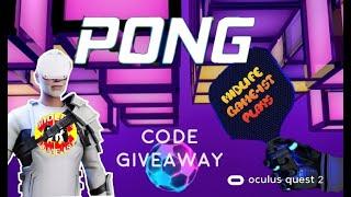 Midlife Game-ist VR - PONG - Quest 2 -  Code Giveaway Breakout clone in VR