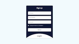 Login & Registration Form in HTML CSS & JavaScript