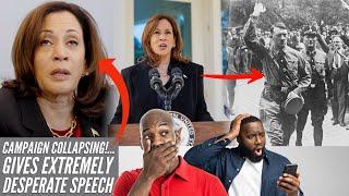 Kamala's PANICKING Says "Donald Trump Would Invoke Adolf Hitler"