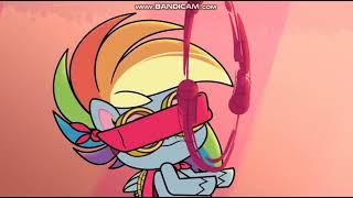 Rainbow Dash juggles while awnsers math questions