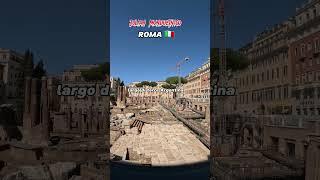 largo di torre Argentina ROMA #shorts #shortsyoutube #roma #travel#romantic #mundoetnico#romaitalia