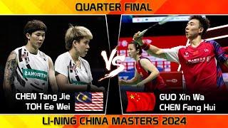 EPIC COMEBACK ! CHEN Tang Jie /TOH Ee Wei vs GUO Xin Wa /CHEN Fang Hui China Masters 2024 Badminton