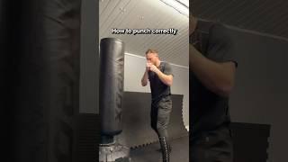 How to punch correctly 
