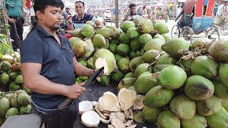 Amazing Coconut Cutting Skills | Fastest Professional Cutting Skills