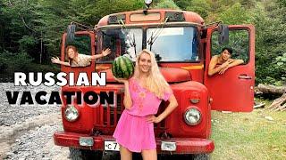 A Day in the Life of a Russian Family (on vacation)