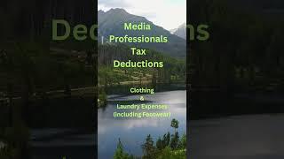 Media Professionals Tax Breaks in 2024 [Tax Deduction video no 4]