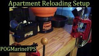 Apartment Reloading Setup - Progressive & Single Press ~ My Roomates Setup ~