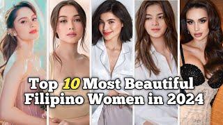 Top 10 Most Beautiful Filipino Women in 2024 | Only Top10