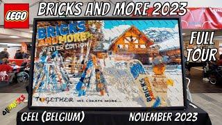 Bricks And More 2023 !! Geel (Belgium) - November 2023 - LEGO Exhibition ! Winter Edition !