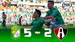 León - Altas [5-2] | GOLES | Jornada 15 | Liga MX