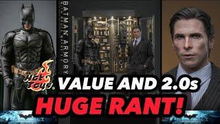 Why Hot Toys VALUE and 2.0s are TRASH! Batman Armory & Bruce Wayne Dark Knight 1/6 Announcement RANT