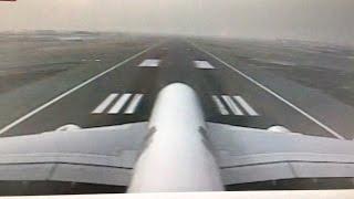 A380 taxi and take off filmed with onboard camera's