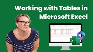 Working with Tables in Microsoft Excel