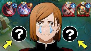 GLOBAL MELISSA MEET FULL COUNTER ENEMIES ON RANKED GAME!! (secret recounter build revealed!)