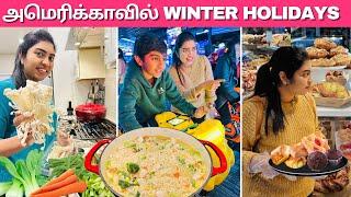  Home Made Healthy SOUPY NOODLES | Indoor Fun Time | Holiday Time | Winter Season | USA Tamil VLOG