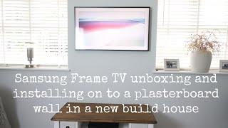 Samsung frame TV unboxing and installing