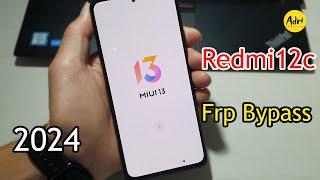 Redmi 12c MIUI 12 FRP Unlock / Bypass Google Account طريقة تخطي حساب بسهولة وبدون حاسوب