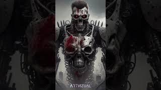 AI turn Terminator into Zombie Art