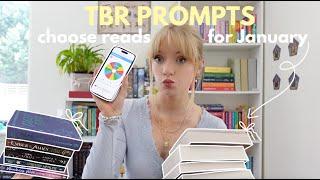 TBR prompt wheel chooses my reads for January!