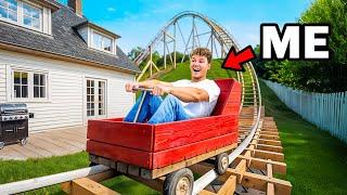 I Built a Rollercoaster in My Backyard!