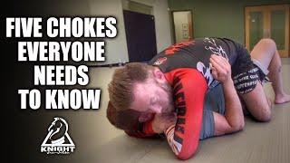 5 Chokes Everyone Needs to Know (well, Five-ish anyway) | Jiu-Jitsu Fundamentals