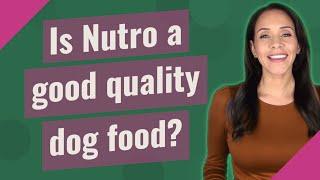 Is Nutro a good quality dog food?