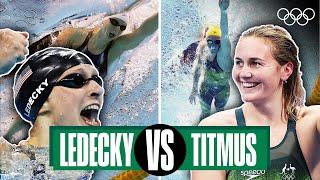 Ariarne Titmus  Katie Ledecky | Head-to-head