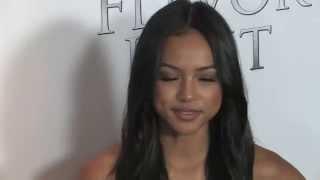 Karrueche Tran arriving to the Brotherly Love Premiere @karrueche