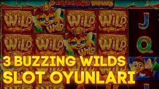 SLOT OYUNLARITEK BONUSTA 3 KRALİÇE ARI3 BUZZING WILDS #slotoyunları #casino #slots